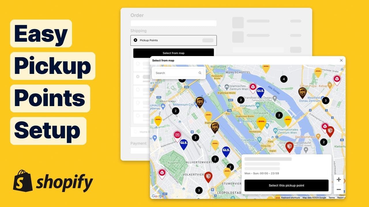 Globe setup tutorial: enable pickup points on Shopify and export orders