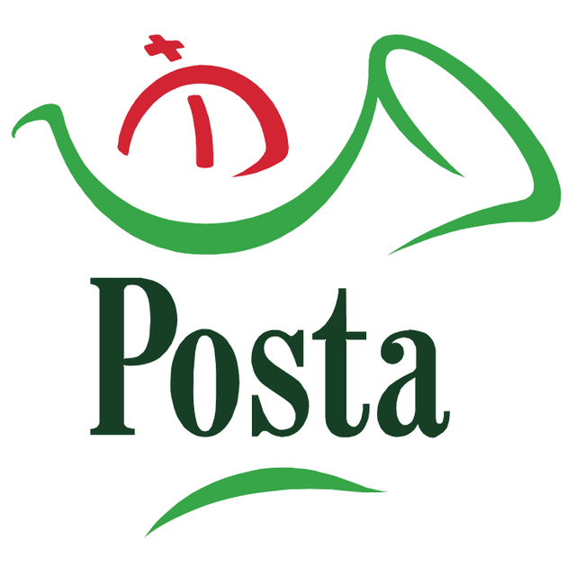 Logo dopravní společnosti Magyar Posta pro integraci Shopify