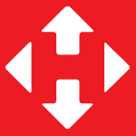 Logo dopravní společnosti Nova Poshta pro integraci Shopify