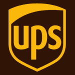 Logo dopravní společnosti UPS pro integraci Shopify