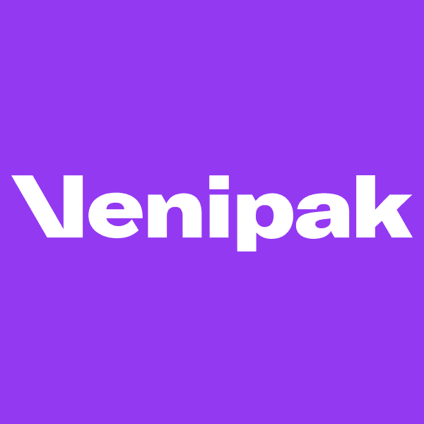 Logo przewoźnika Venipak, integracja z Shopify