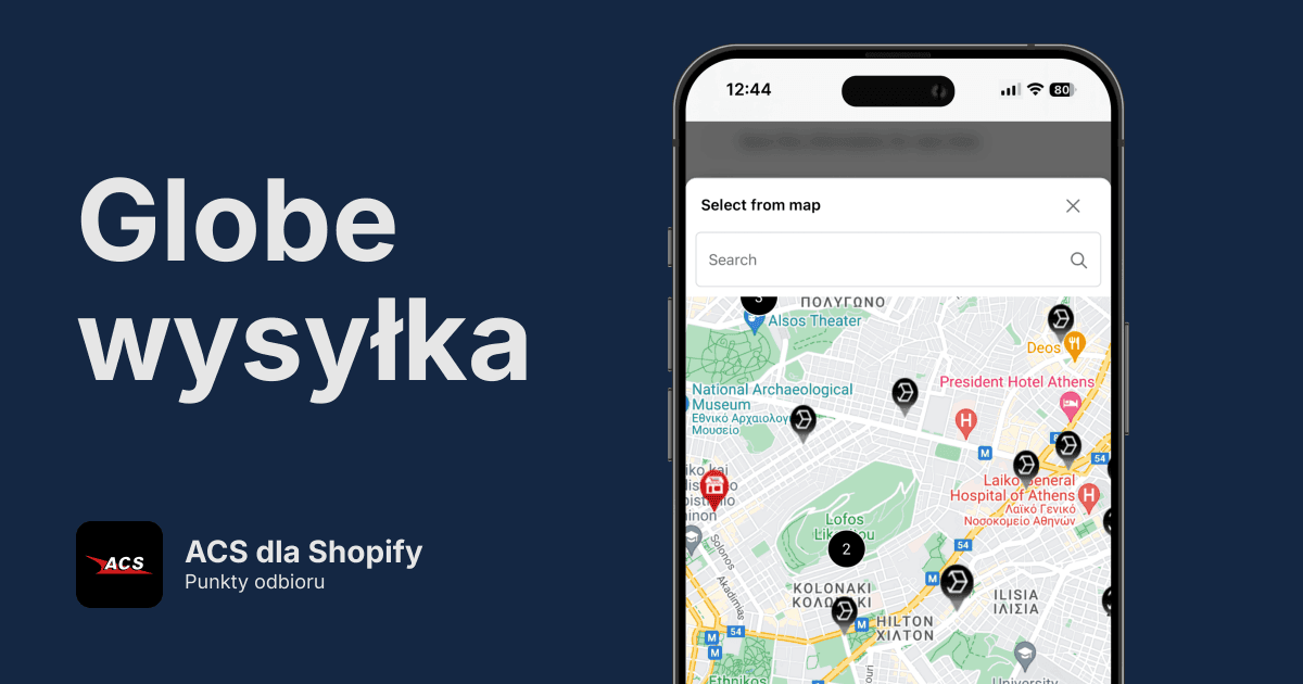 Punkty odbioru ACS w Shopify