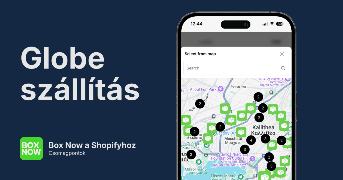 Box Now Pickup Points for Shopify