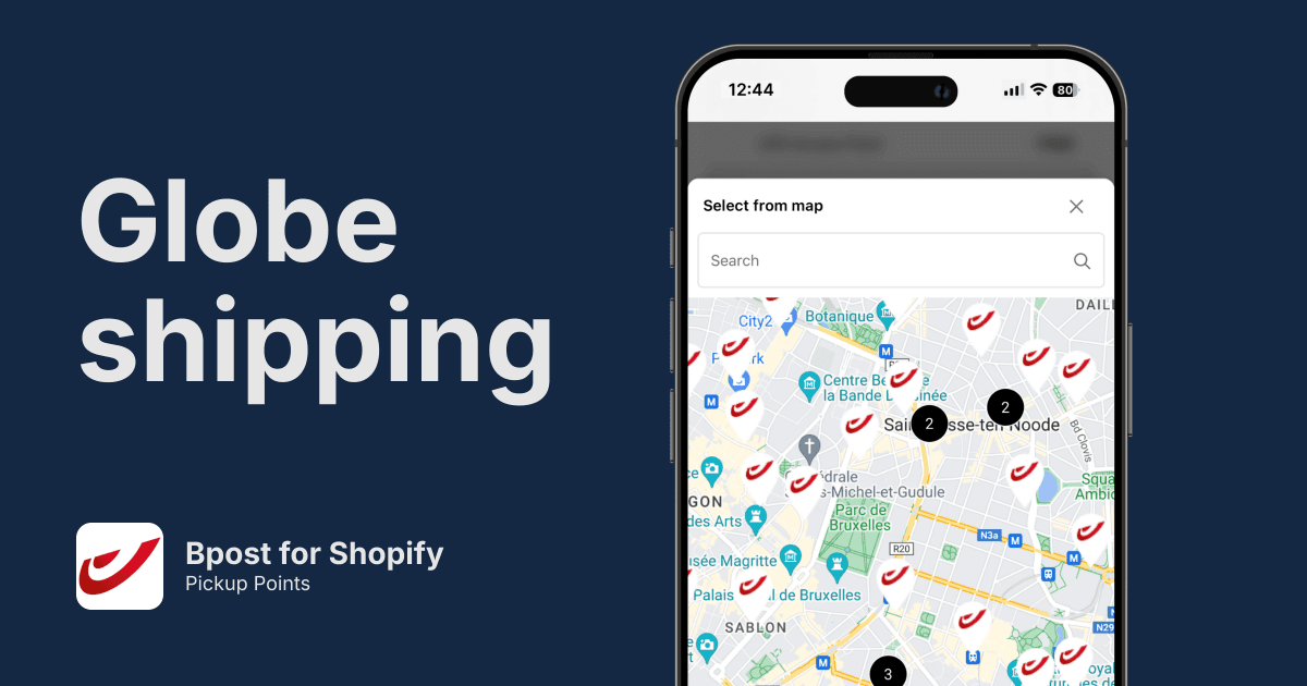 bpost Pickup Points for Shopify