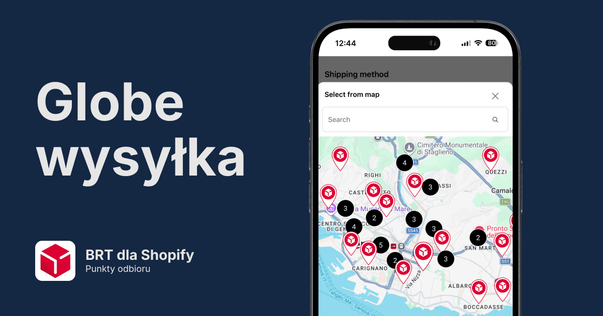 Punkty odbioru BRT w Shopify