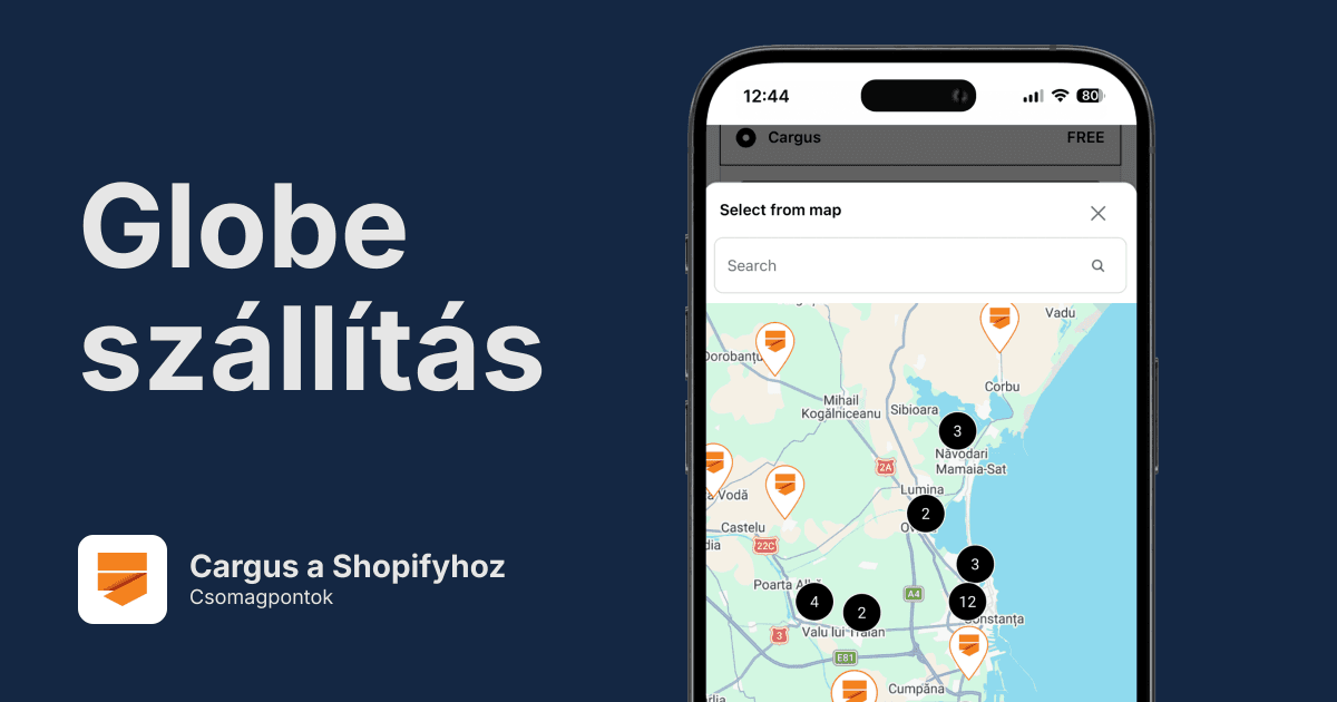 Cargus Pickup Points for Shopify