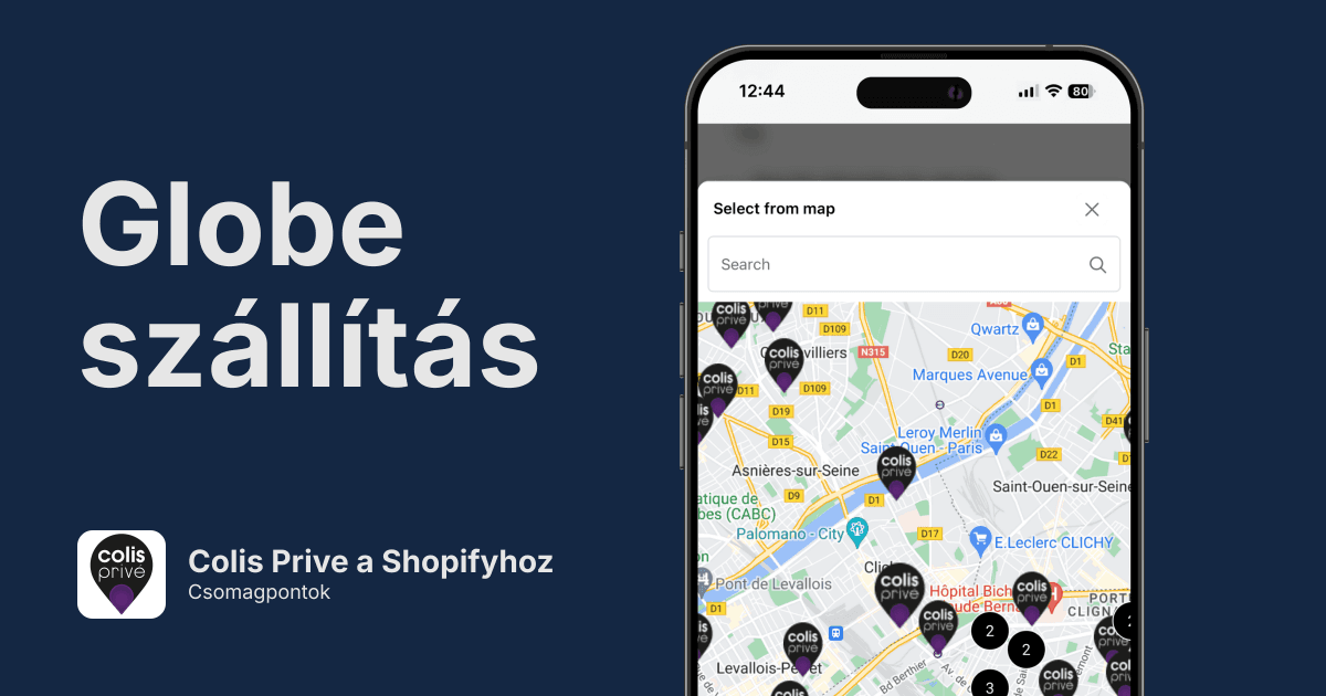 Colis Privé Pickup Points for Shopify