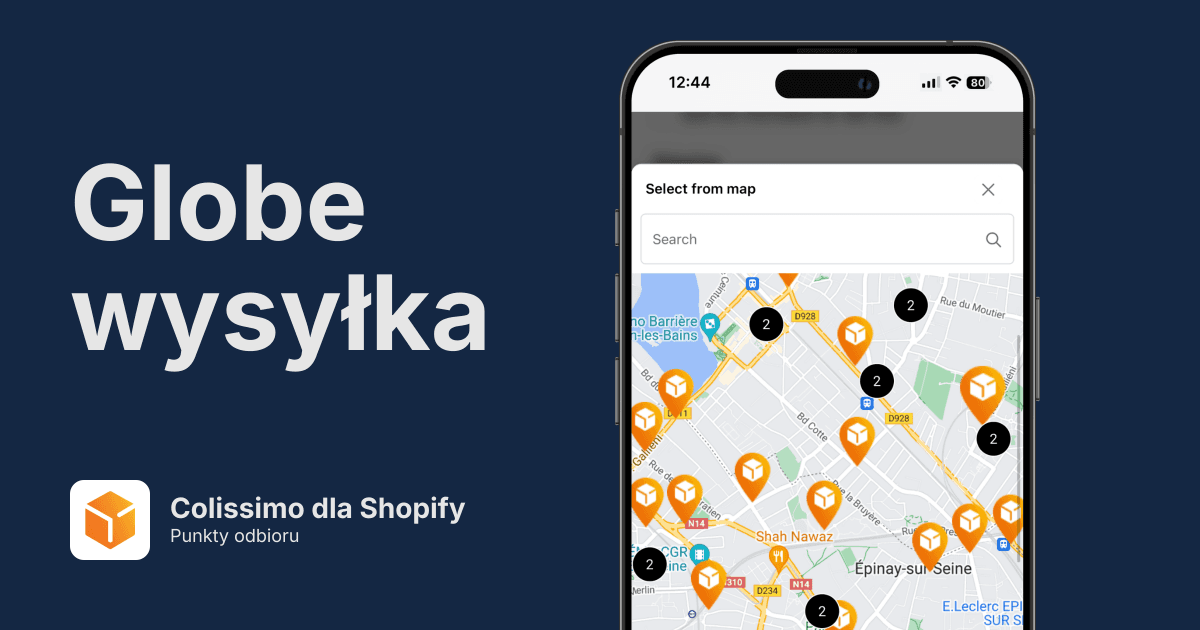 Punkty odbioru Colissimo w Shopify