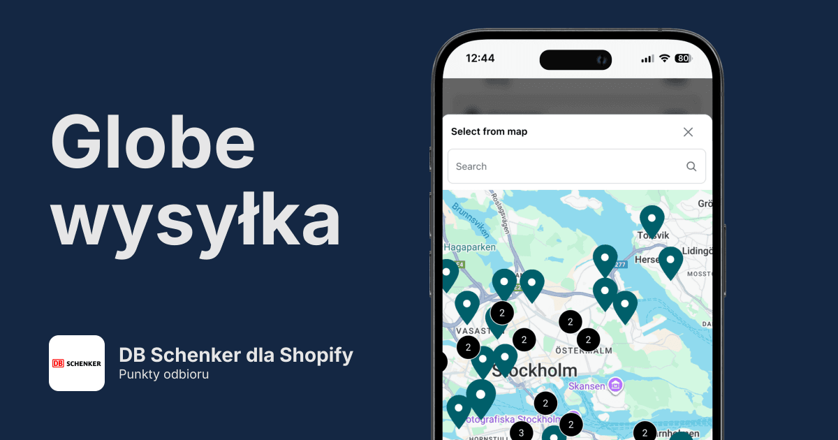 Punkty odbioru DB Schenker w Shopify