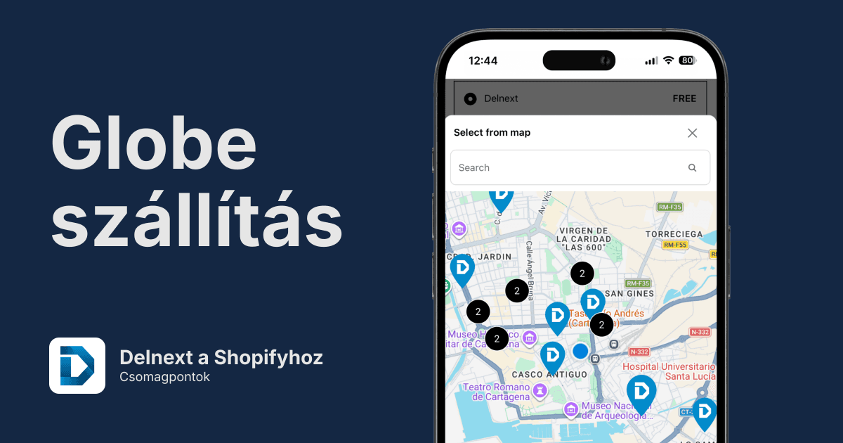 Delnext Pickup Points for Shopify
