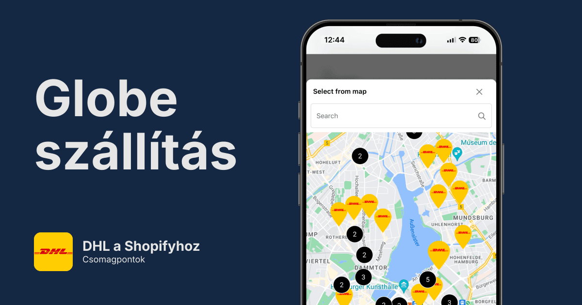 DHL Pickup Points for Shopify