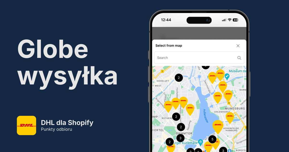 Punkty odbioru DHL w Shopify