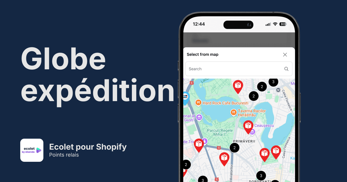 Points relais Ecolet pour Shopify