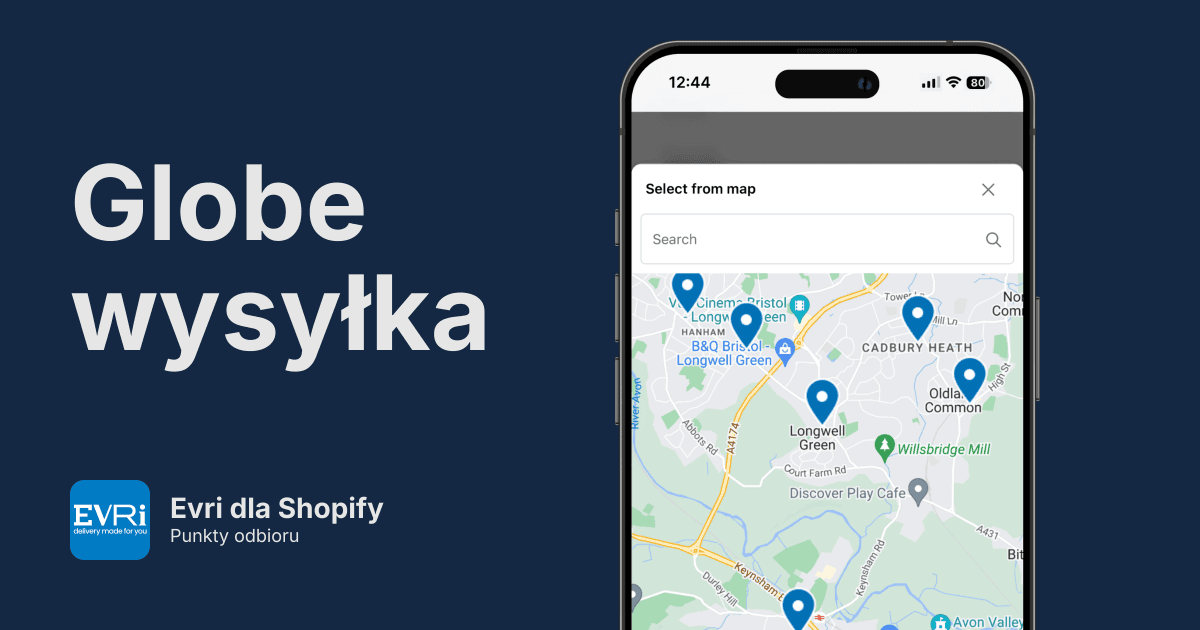 Punkty odbioru Evri w Shopify