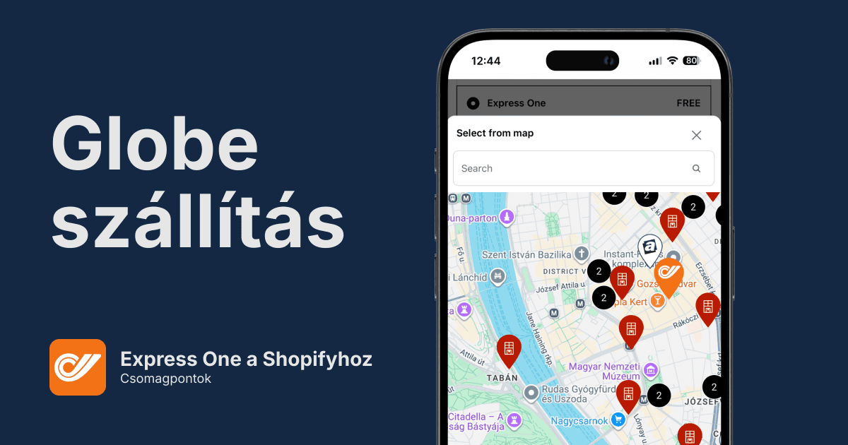 Express One Pickup Points for Shopify