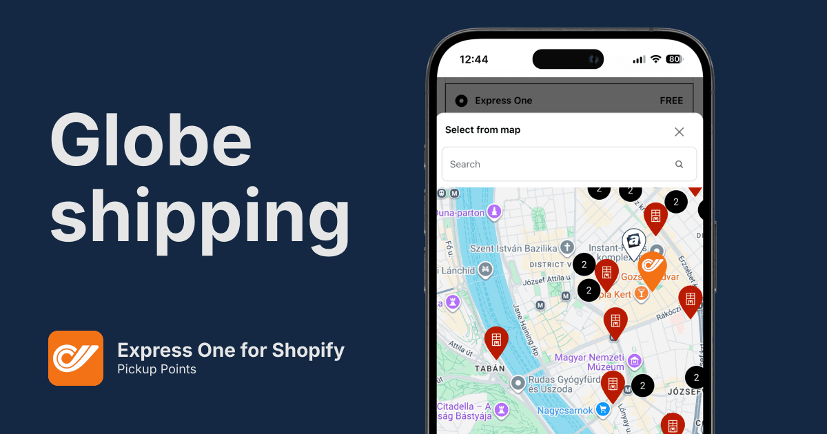 Express One Pickup Points for Shopify