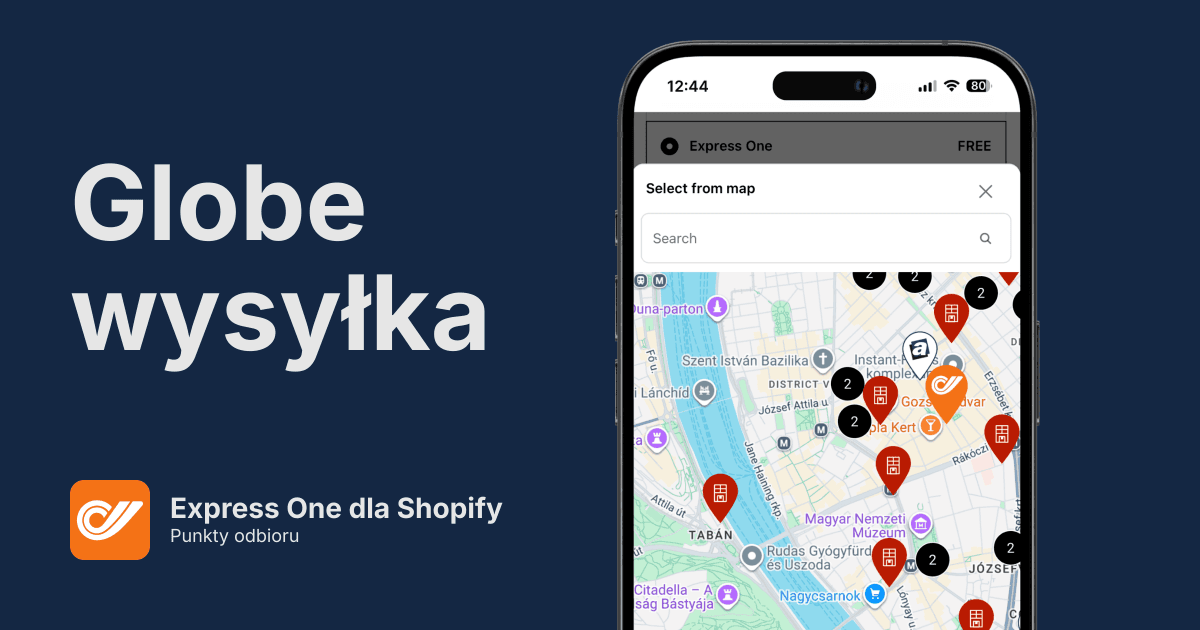 Punkty odbioru Express One w Shopify