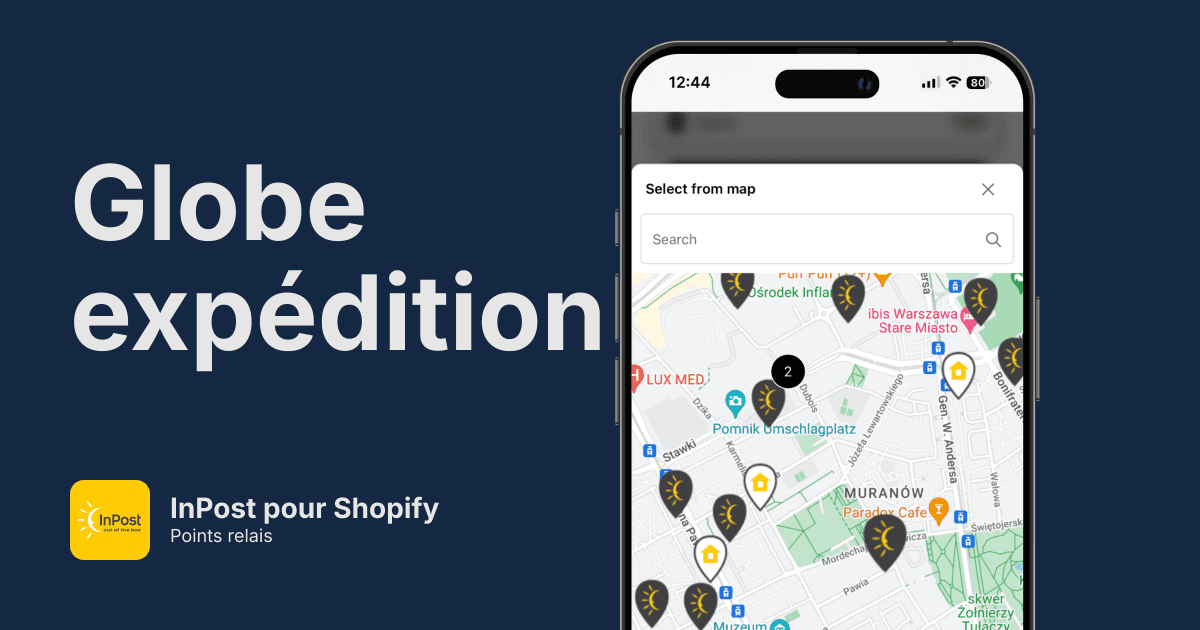 Points relais InPost pour Shopify