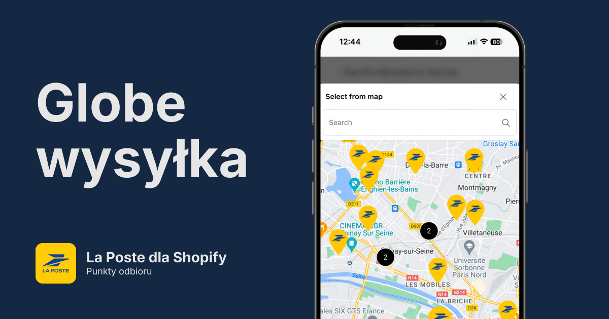 Punkty odbioru La Poste w Shopify