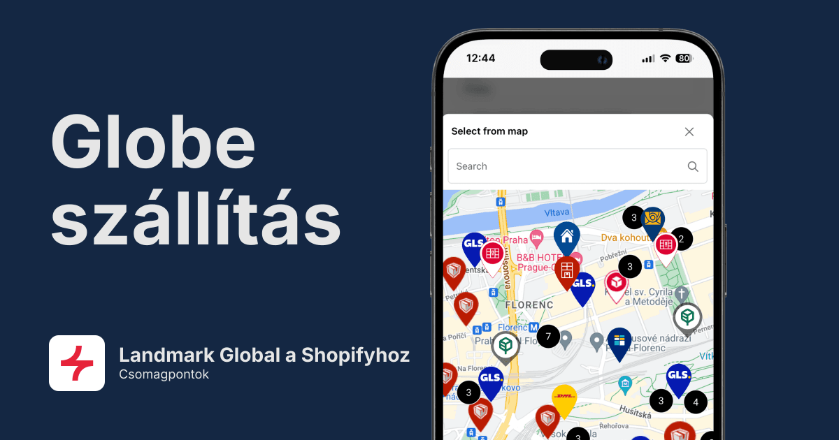 Landmark Global Pickup Points for Shopify