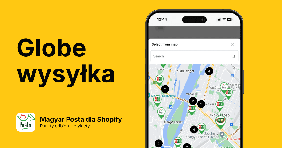 Pełna integracja Magyar Posta z Shopify
