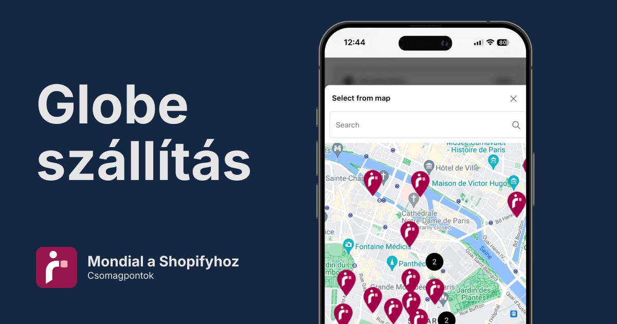 Mondial Relay Pickup Points for Shopify