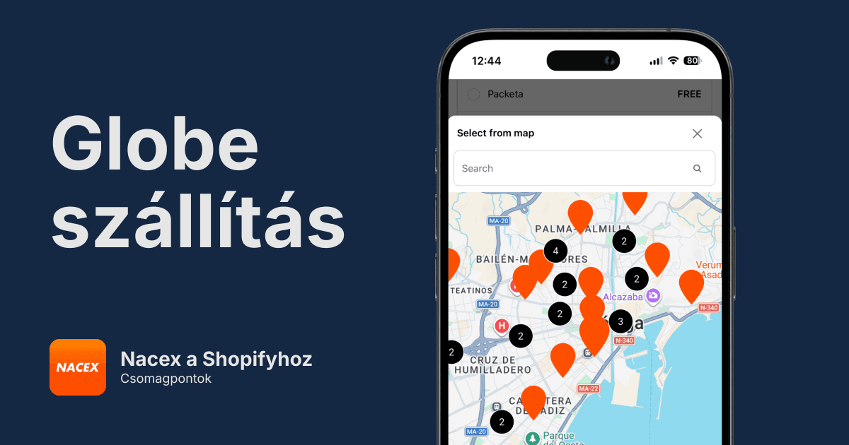 Nacex Pickup Points for Shopify