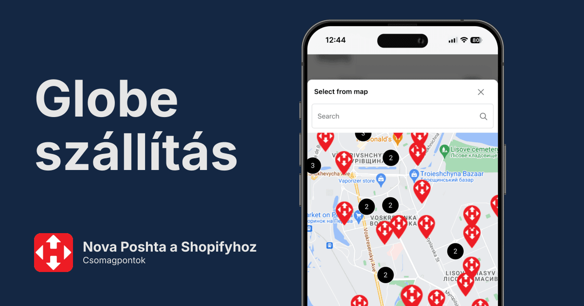 Nova Poshta Pickup Points for Shopify