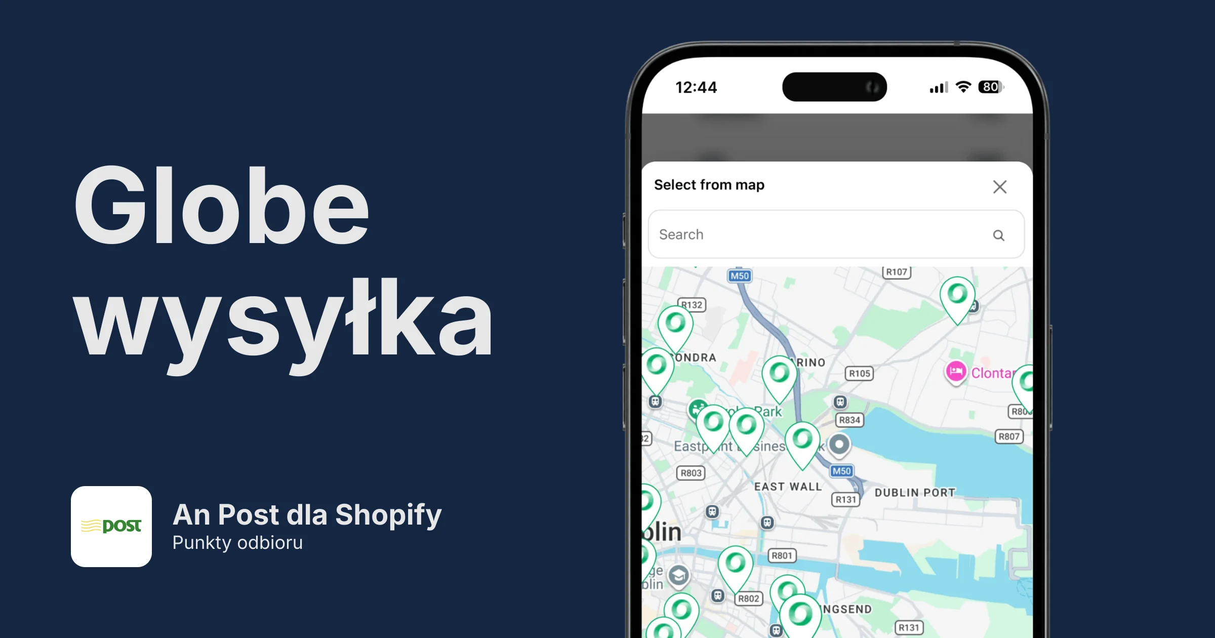 Punkty odbioru An Post w Shopify