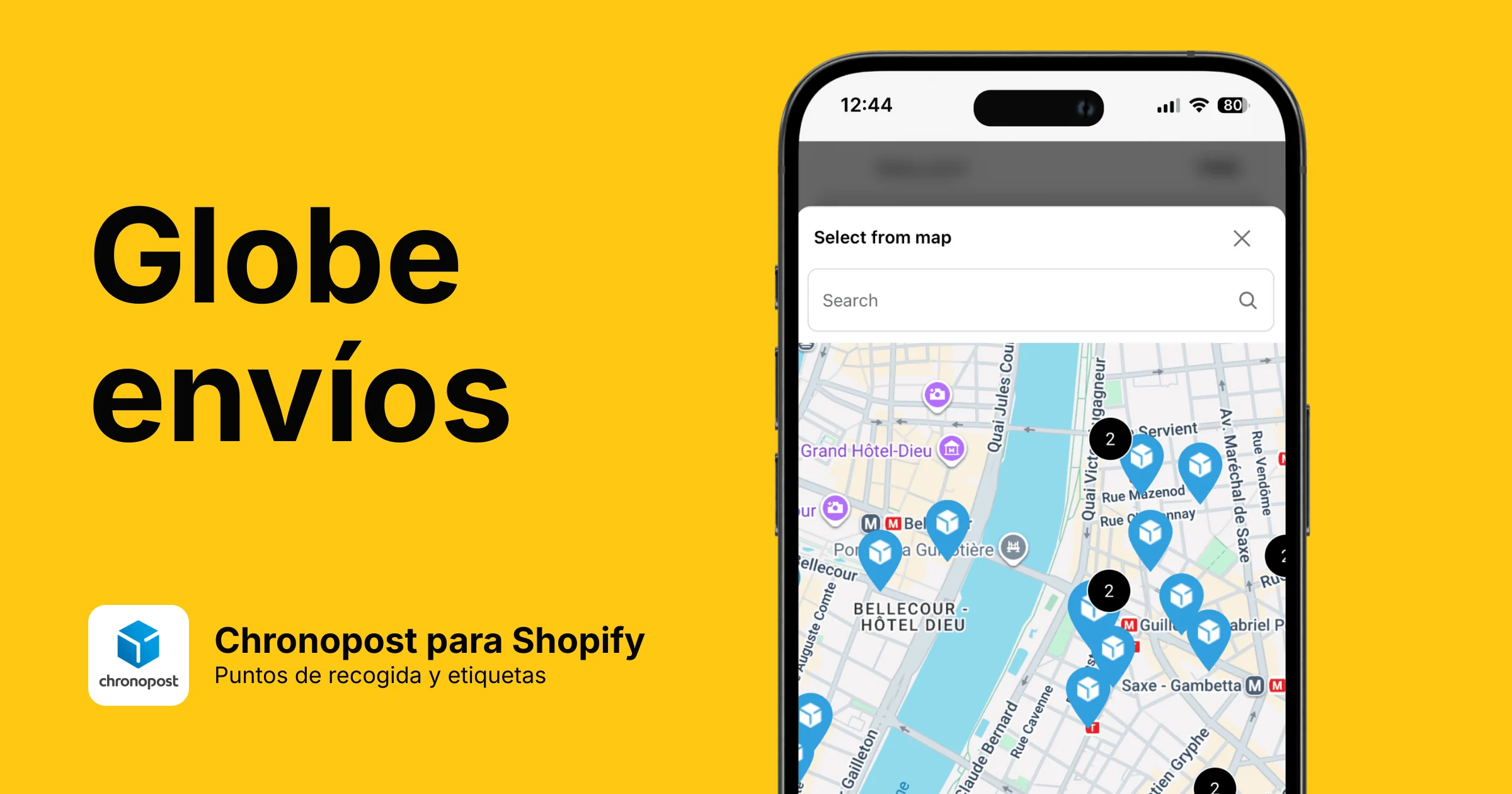 Integración completa de Chronopost con Shopify