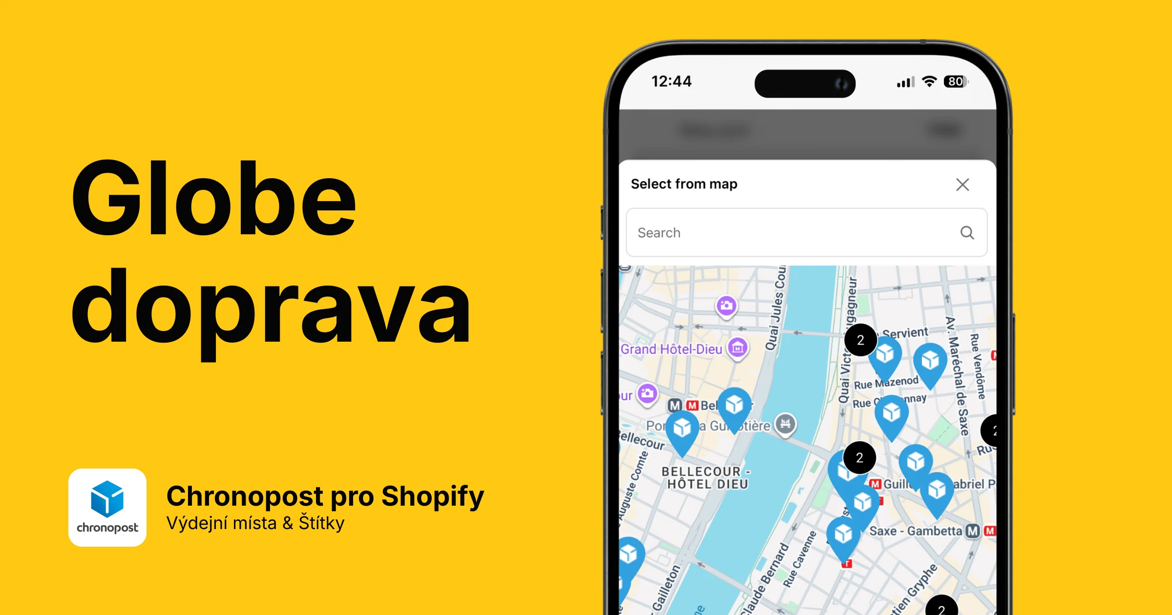 Chronopost a její kompletní integrace pro Shopify