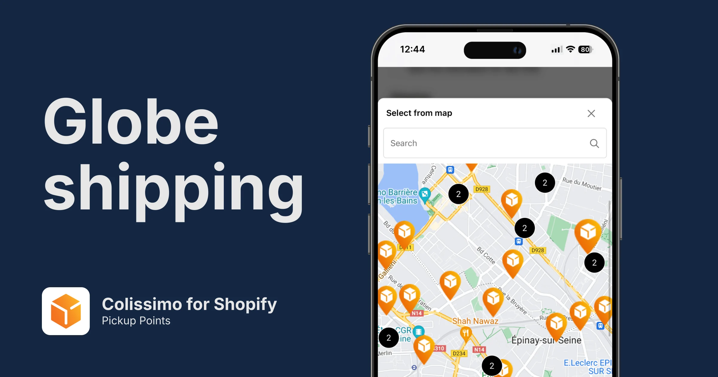 Colissimo Pickup Points for Shopify