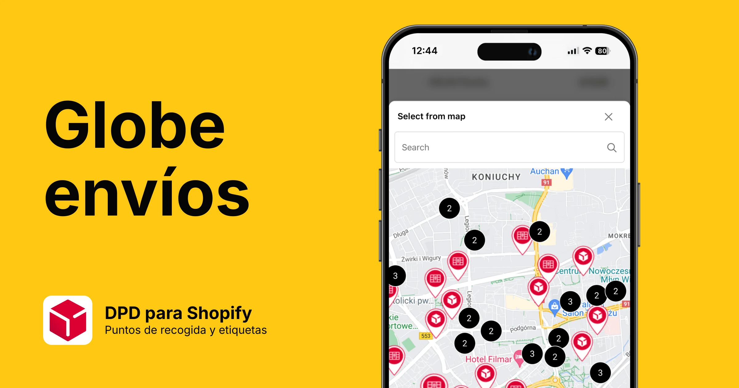 Integración completa de DPD con Shopify