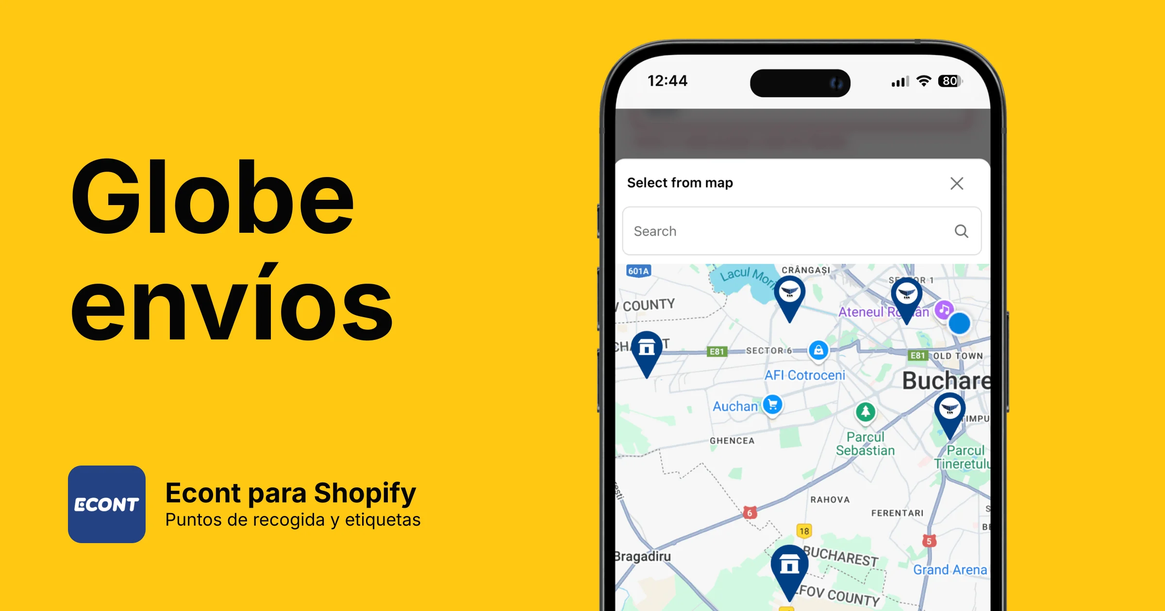 Integración completa de Econt con Shopify