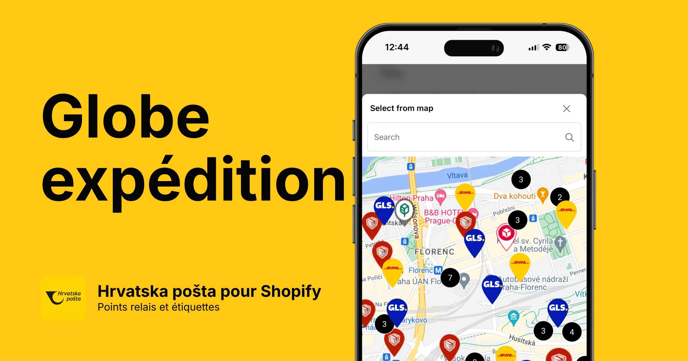 Intégration Hrvatska pošta complète pour Shopify