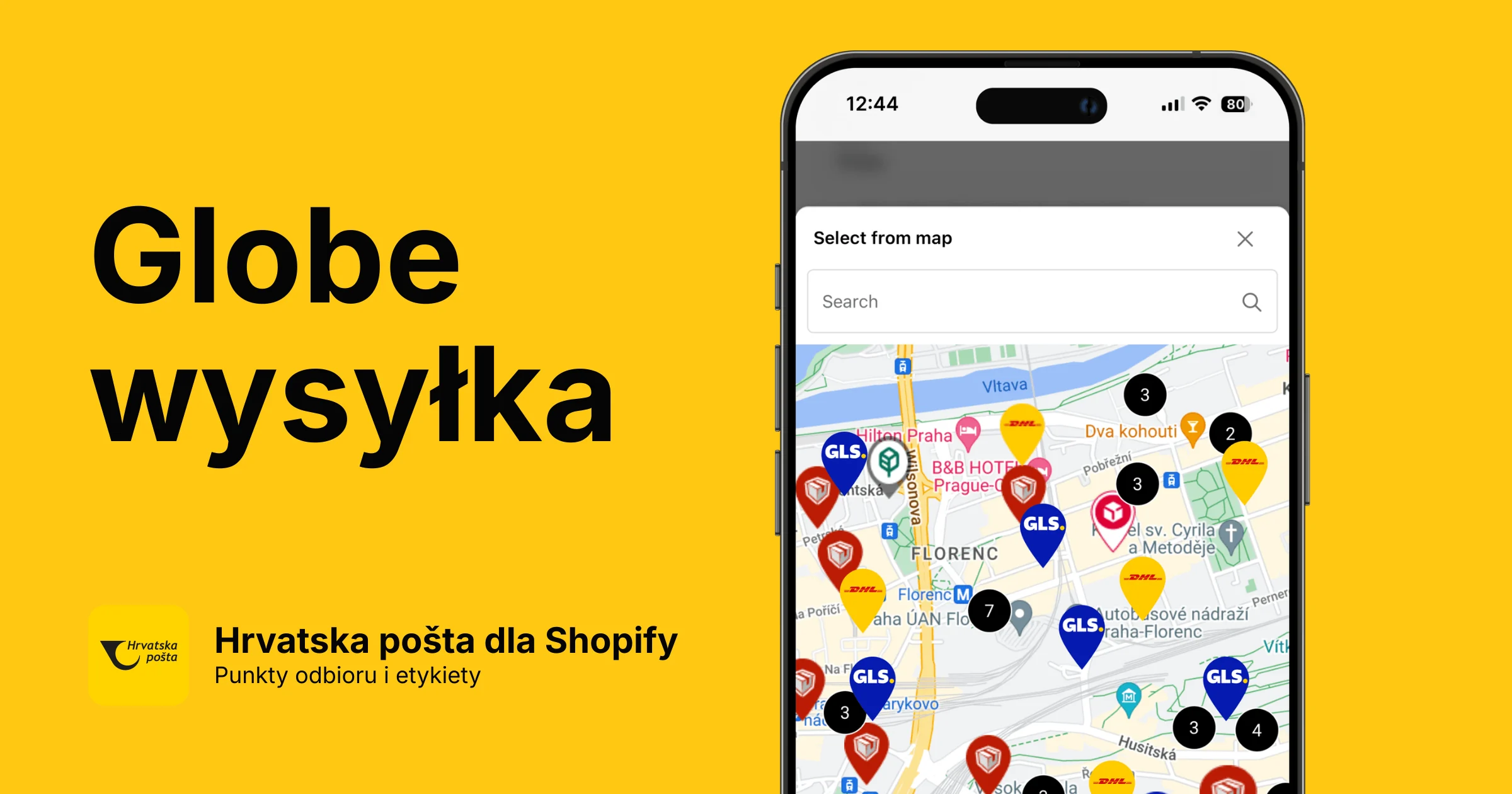 Pełna integracja Hrvatska pošta z Shopify