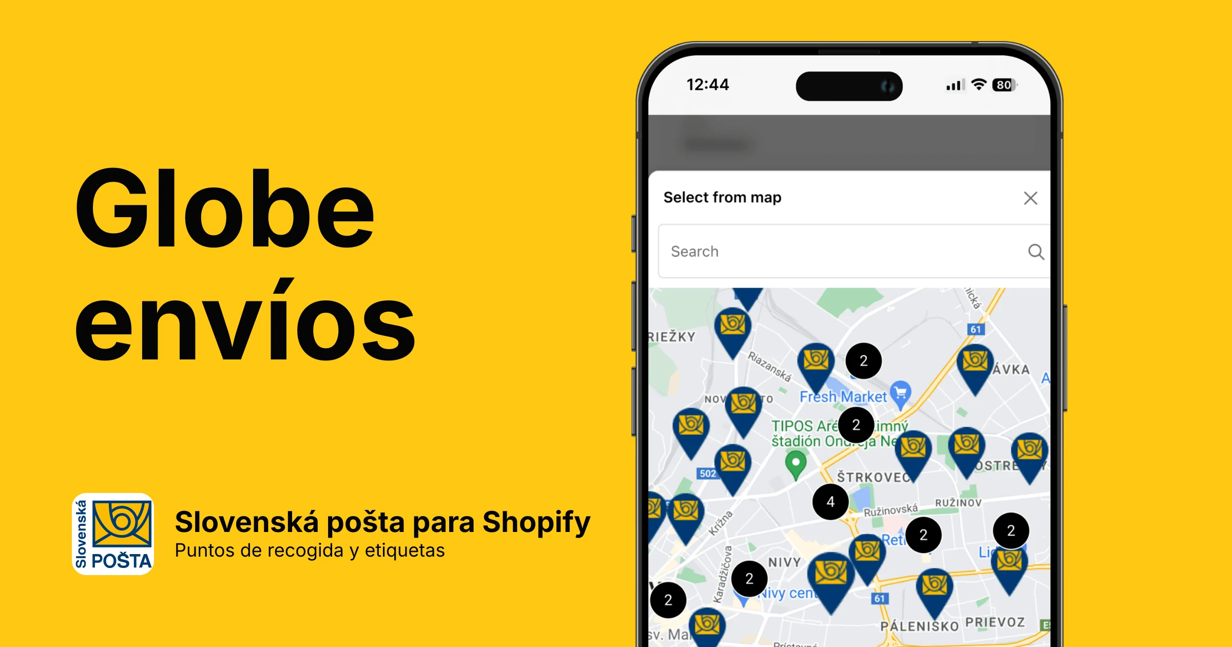 Integración completa de Slovenská pošta con Shopify