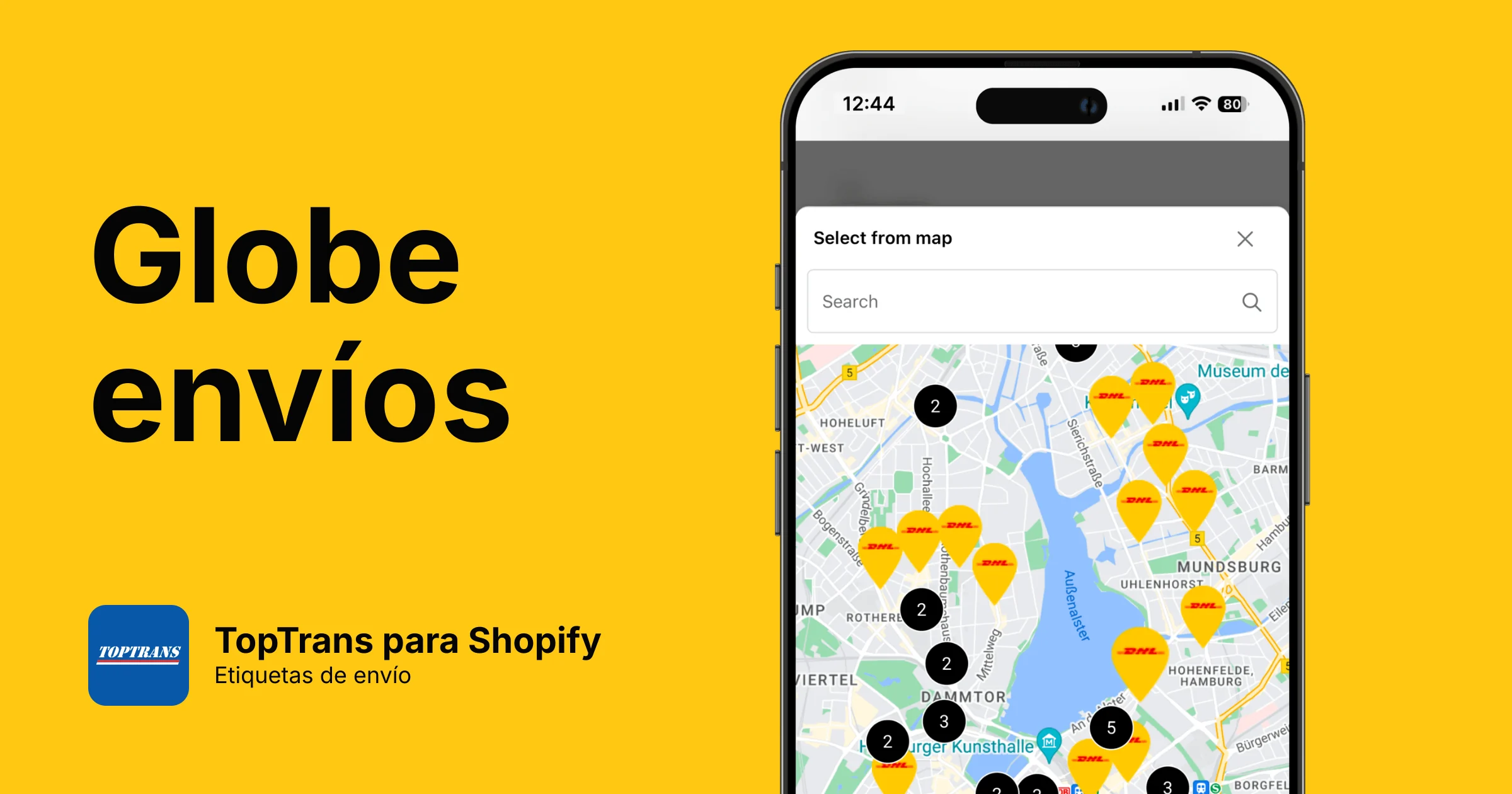 Integración completa de TopTrans con Shopify