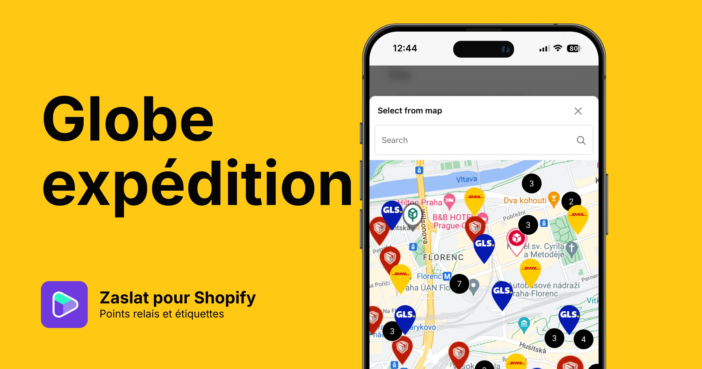 Intégration Zaslat complète pour Shopify