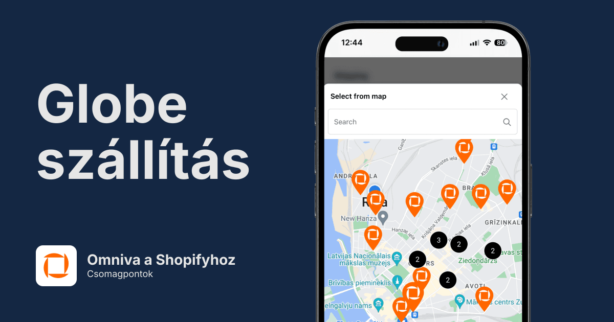 Omniva Pickup Points for Shopify