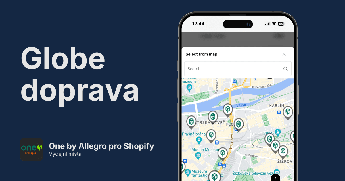 One by Allegro výdejní místa pro Shopify