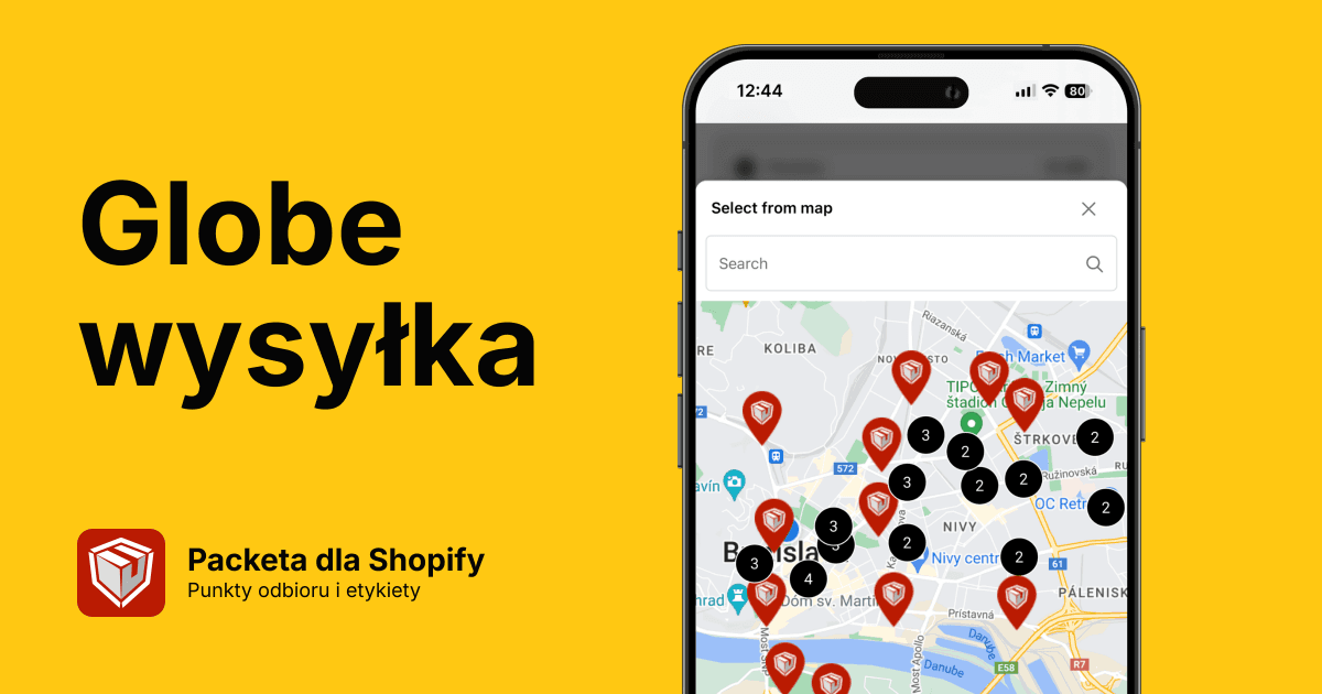 Pełna integracja Packeta z Shopify