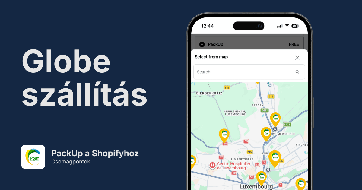 PackUp Pickup Points for Shopify