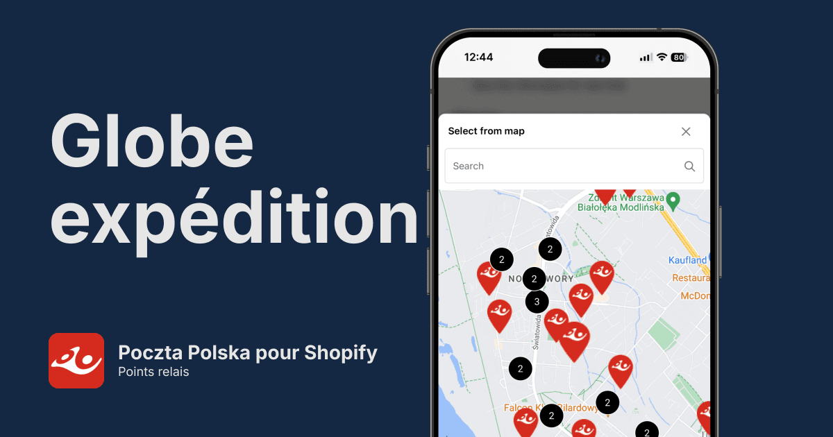 Points relais Poczta Polska pour Shopify