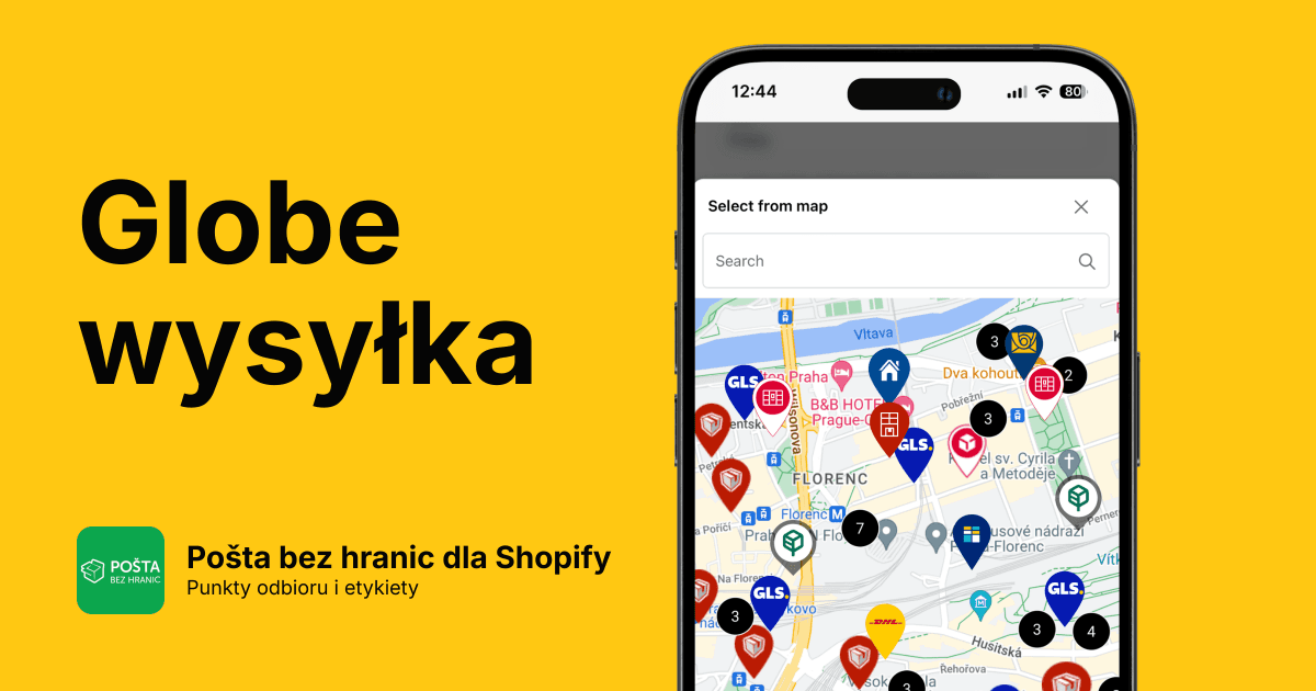 Pełna integracja Pošta bez hranic z Shopify
