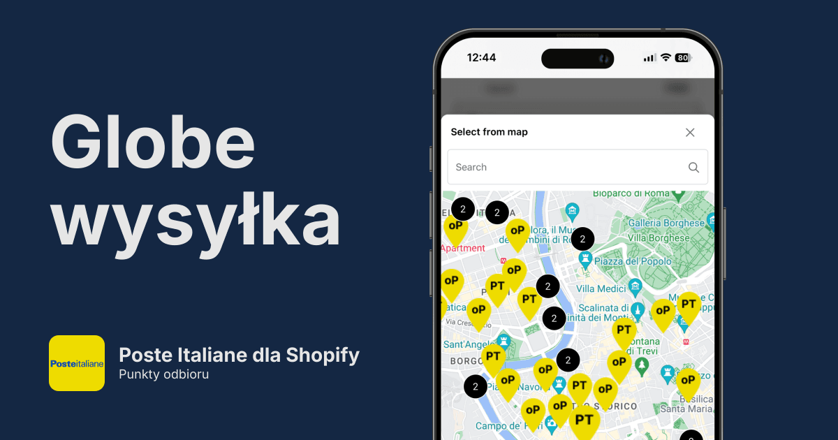 Punkty odbioru Poste Italiane w Shopify