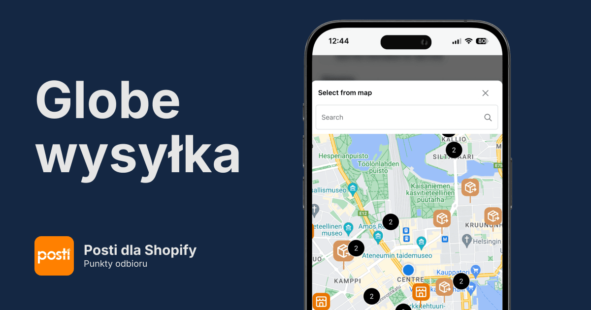 Punkty odbioru Posti w Shopify