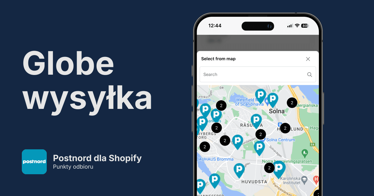 Punkty odbioru PostNord w Shopify