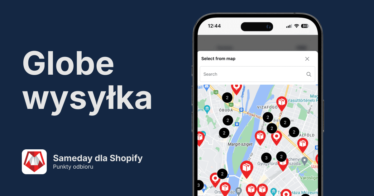 Punkty odbioru Sameday w Shopify