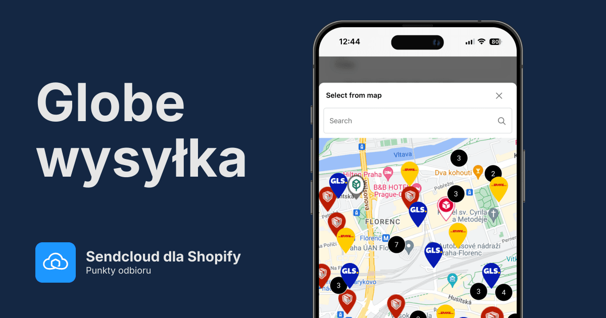 Punkty odbioru Sendcloud w Shopify